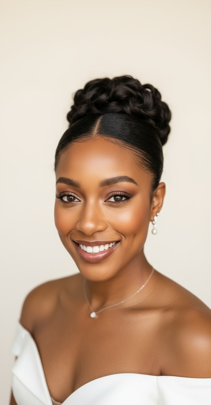 After Beach Wedding Updo